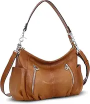 [HESHE] Women’s Leather Shoulder Handbags Cross Body Bags Hobo Totes Top Handel Bag Satchel and Purse for Ladies