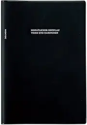 High Tide Planner, 2023, Starts October 2022, Tear Crice, Black, (B6 Monthly), Monthly