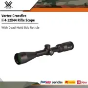 Vortex Crossfire Ii 4-12x44 Rifle Scope With Dead-hold Bdc Reticle #vocf231015