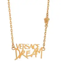 在飛比找蝦皮購物優惠-全新真品Versace Dream 金色 徽標 項鍊