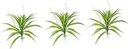 Zerodeko Pcs Artificial Cymbidium Leaf Plant Faux Orchid Branches Bouquet Home Garden Decor
