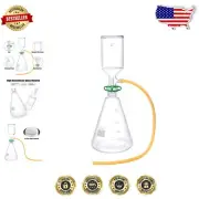 Effortless Lab Filtration: 1000ml Buchner Funnel Kit - No Filter Paper Needed