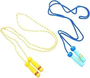 MUELODSIC 2Pcs Jump Ropes Fitness Skipping Ropes for Exercise Fun Cartoon Design Durable Slip Resistant