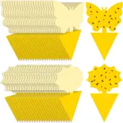 JPMOS Fruit Fly Sticky Traps 48PCS Fungus Gnat Traps Bug Traps Gnat Killer for I