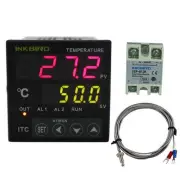 INKBIRD Digital PID Temperature Controller ITC-100VH + K sensor + 40A SSR heater
