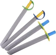 Coxeer 4PCS Kids Sword Toy Weapon Toy Funny Foam Sword for Children