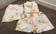 BNWT Peter Alexander White Winnie The Pooh Summer Pj Set - SIZE 3 Kids