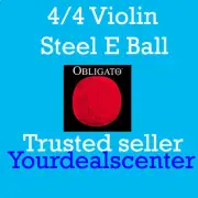 Pirastro Obligato Violin Strings Set 4/4 Steel Ball End