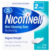 Nicotinell Gum 2Mg Mint 216 Pack