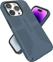 Speck iPhone 14 Pro Case - Drop Protection, Built for MagSafe, Scratch Resistant - No Slip Grip with Soft Touch Coating iPhone 14 Pro 6.1 Inch - Mystery Blue/Faded Denim CandyShell Pro