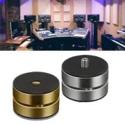 Aluminum Speakers Spikes 4Pcs, Threaded Floor Foot for Improved Music Quality