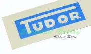 Classic Mini New Tudor Sticker for Washer Bottle - Austin Mini, Morris Mini