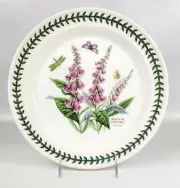 PORTMEIRION Botanic Garden Dinner Plate 10.5” DIGITALIS PURPUREA Foxglove New