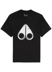 Moose Knuckles Maurice Logo-print Cotton T-shirt - Black And White XL