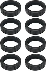 [Generic] Luggage Wheel Protector - Compartment Wheel Protection Cover | Silicone Suitcases Wheel Protector | Anti-Noise Black Luggage Compartment Wheel Protector for Travel Caster Shoes