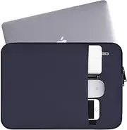 dealcase Laptop Sleeve Bag Compatible with MacBook Air/Pro, 13-13.3 inch Notebook, Compatible with Lenovo Dell Samsung HP Acer 13.3 in Chromebook, 13 inch Waterpoof Laptop Case with Pocket, Navy Blue