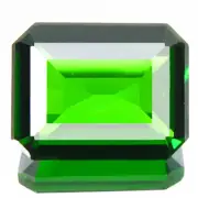 BEST 5A GREEN CHROME DIOPSIDE 1.58CT FROM RUSSIA NATURAL PERFECT OCTAGON (8X6MM)