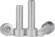40pcs M3×8mm Metric Aluminum Alloy Cylindrical Head Socket Head Cap Screws