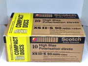 SCOTCH XSII-S 90 10PACK Blank Audio Cassette Tape (Sealed) NEW
