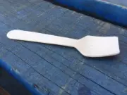 50 PCs Wooden Gelato Spoon Disposable Eco-Friendly Wood Cutlery Biodegradable