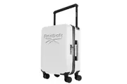 Reebok Hard Shell Suitcase Cabin - Wide Handle - 54cm - White - Expandable