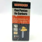 KOWOOD 1/4” Shank 45 degree Lock Miter Router Bit 1/2” Joint Router Bit