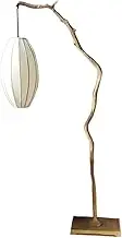 Indoor Floor Lamps Vintage Style Tree Branches New Chinese Style Floor Lamp Study Atmosphere Lamp Uneasy Lantern Fishing Floor Lamp (Excluding Light Source) Standing Lamp(Beige,Small)