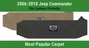 Lloyd Ultimat Small Cargo Carpet Mat for '06-10 Jeep Commander w/Jeep Grill Logo (for: Jeep)