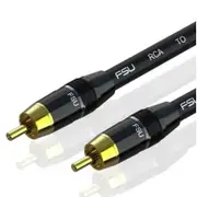 Premium Gold Plated Coaxial RCA SPDIF Cable for Sub Woofer/Amplifier