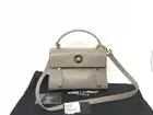Yves Saint Laurent Muse Two Galet/grey Leather/canvas Satchel Small Bag