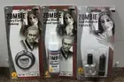 3-SET ZOMBIE MAKEUP Black Blood Gory Flesh Women Nails Scary Undead Cosplay NEW