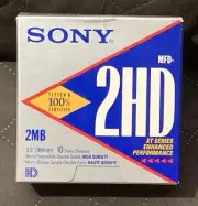 NEW Vintage Box of Sony 2HD XT Series Enhanced Performance Micro Floppy Disks