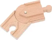 Children's Wooden Train Track Toy DIY Railway Tracks Educational Plaything Train