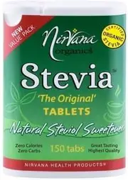 Nirvana Organics Stevia 'The Original' Tablets 150Tabs