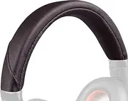 SOULWIT Protein Leather Headband Cover for Plantronics BackBeat Pro 1/2, Voyager 8200 UC Headphones, Replacement Headstrap Pad Repair Part - Dark Coffee