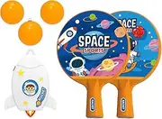 Pong Trainer Game - Outer Space Pong Ball Training Combat Device,Parent-Child Interaction Game Table Tennis Exerciser