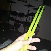 Glow Drum Sticks 5A Nylon Night Light Plastic Cool Drumsticks Fluorescence New