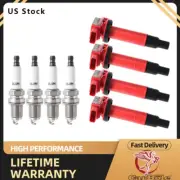 UF316 Ignition Coils & Spark Plugs Set of 4 for Toyota Echo Prius C Yaris Scion (for: Toyota)
