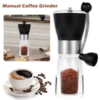 Manual Coffee Grinder with Ceramic Burrs Hand Coffee Mill Portable Coffee DrmuK