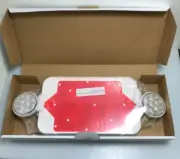 LED EMERGENCY LIGHT-BATTERY BACKUP OEM-LED HIGH OUTPUT WHITE HOUSING