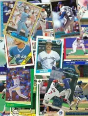 GIFTS FOR CHILDREN 100 Assorted Toronto Blue Jays Baseball Cards FREE POSTAGE