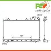 Brand New * PROTEX * Radiator For Subaru Forester SF 2.5ltr Part# RADSU223 (for: Subaru)