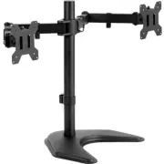 STAND-V002F Dual LED LCD Monitor Free-Standing Desk Stand for 2 Screens up to...