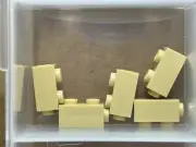 LEGO Parts - Tan Brick 1 x 1 x 1 2/3 with Studs on Side - No 32952 - QTY 5