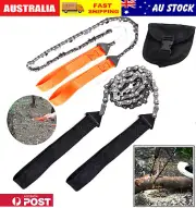 Outdoor Steel Chain Saw Emergency Survival Camping Garden Hand Chainsaw Pocket