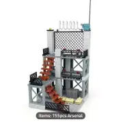 Watchtower Military Police Building Blocks Set 155 Pieces Brand Compatible