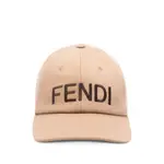 [Fendi] Fendi Cotton Baseball Cap ONE SIZE BROWN