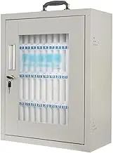 Cell Phones Storage Cabinet, with Handle Storage Locker Box, Aluminum Alloy Clear Box,for Office Classroom (Size : 60)