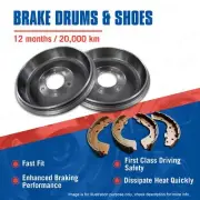 Rear Brake Drums + Brake Shoes for Suzuki Swift FZ 1.4L 2011-On Premium Quality (for: Suzuki)