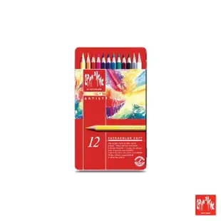 【CARAN d’ACHE】專業系列 水溶性色鉛筆12色(原廠正貨)